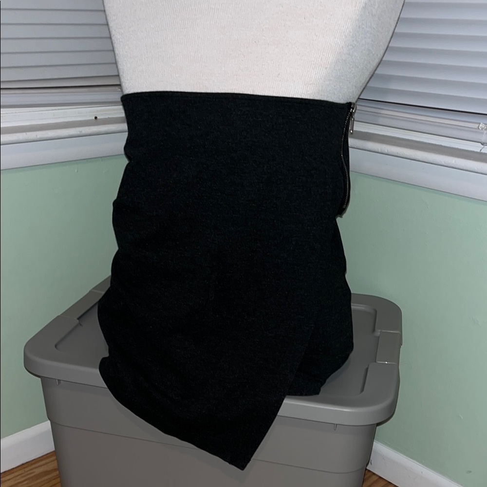 Dark Gray Cabi High-Waisted Skirt